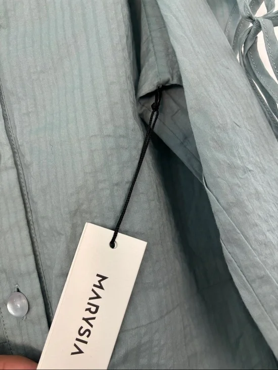 MARYSIA Resort NWT Rooster Midi Dress in Bay Dusty Blue Size Medium - Picture 4 of 8